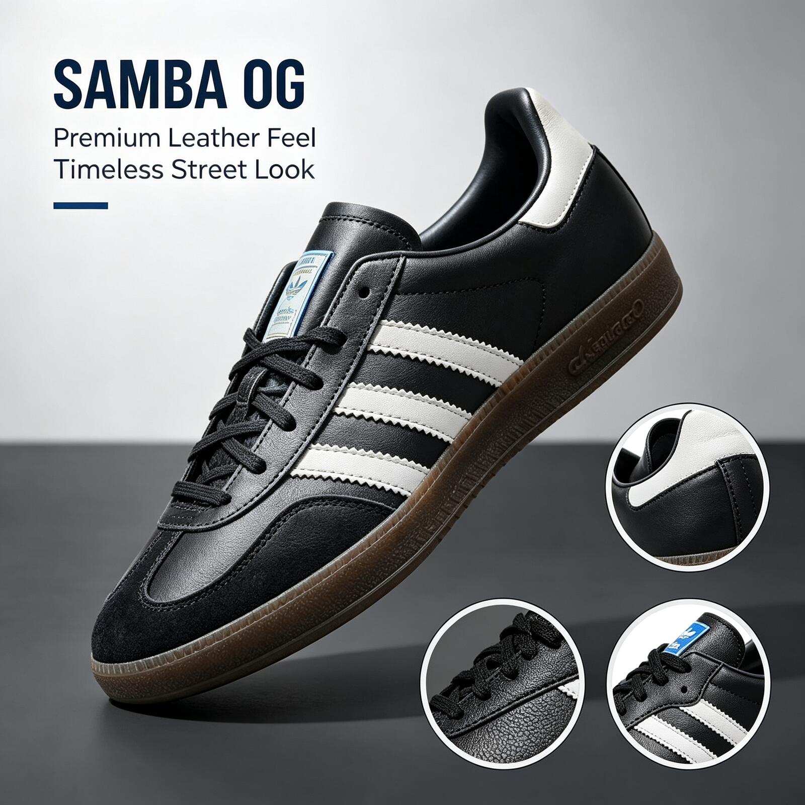 Adidas Shoes Samba - アディダス公式正規品 SAMBA OG B75807 ユニセックスシューズ アイコニックデザイン