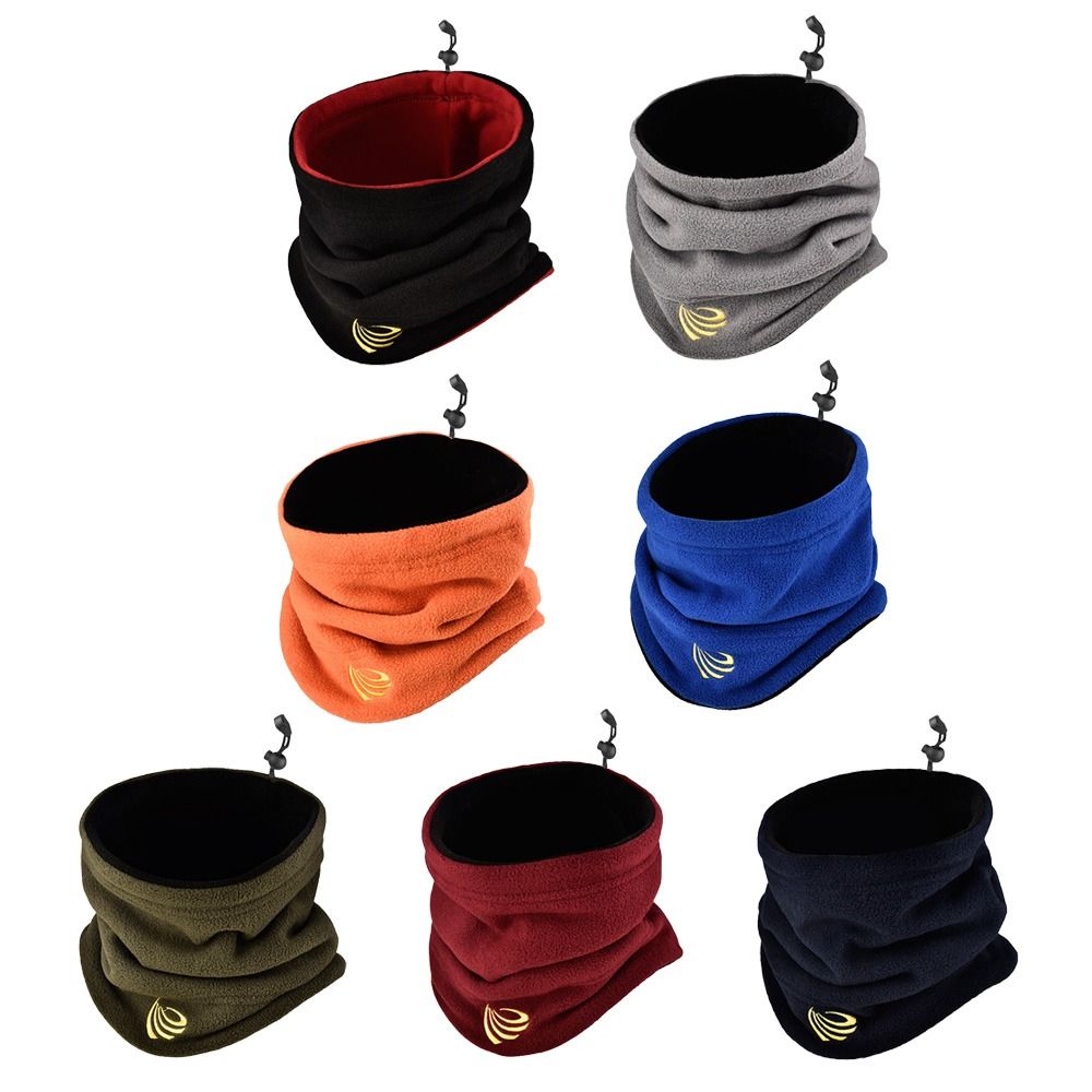 Neck Gaiter Fleece - 男性女性キャンプスノーボードスキーチューブスカーフハーフフェイスマスクフリースネックゲイター防寒襟