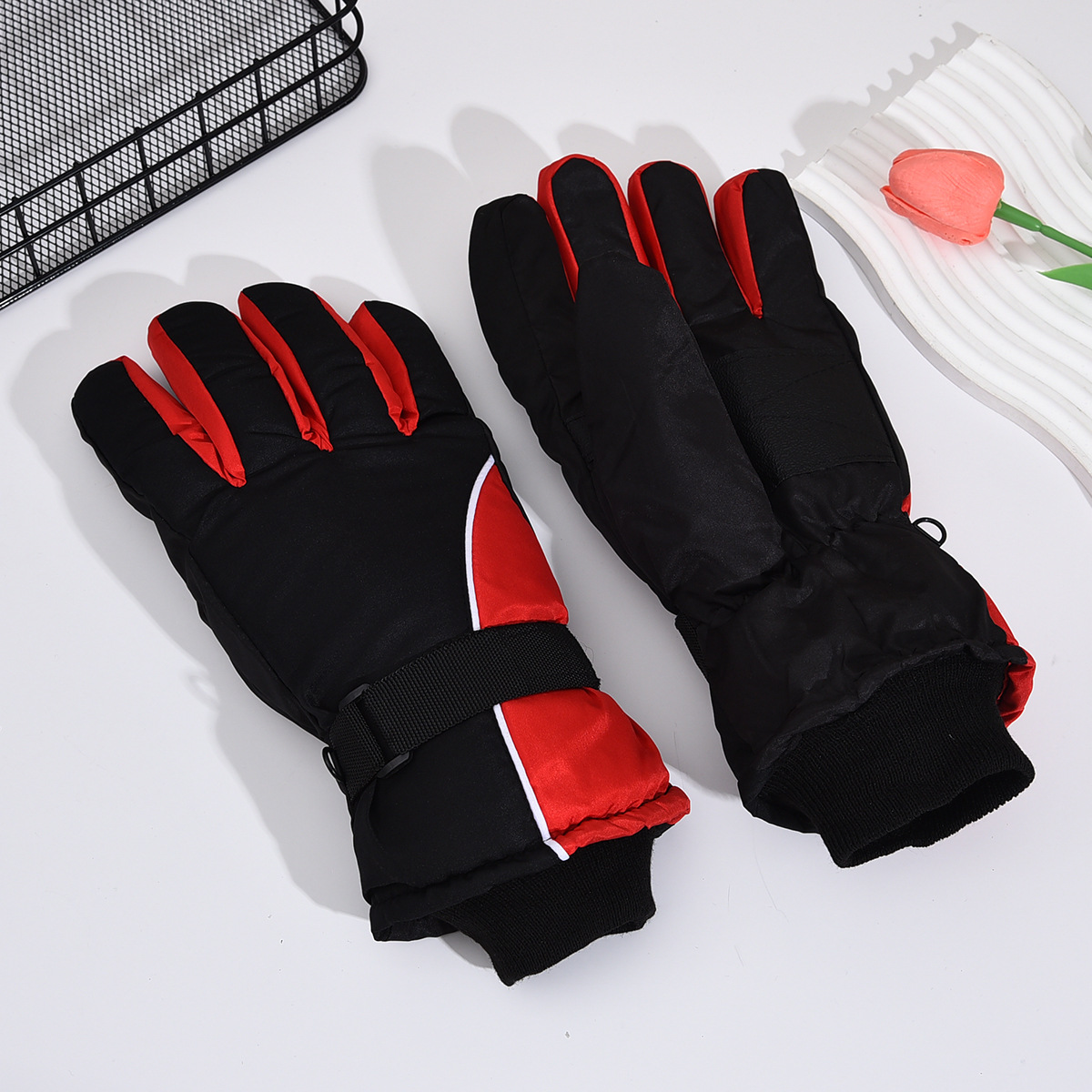 ファッション防風スキーグローブ、滑り止め防水ウィンターグロー - Touch Screen Gloves のレビューと価格