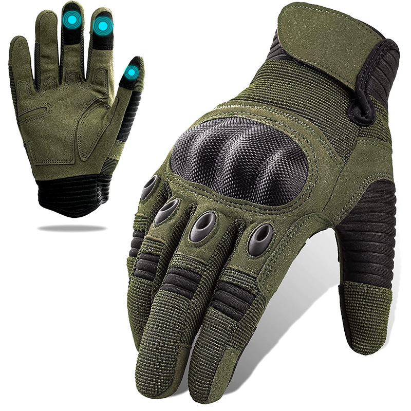 タッチスクリーン対応タクティカルグローブ アウトドアサイクリ - Touch Screen Gloves のレビューと価格